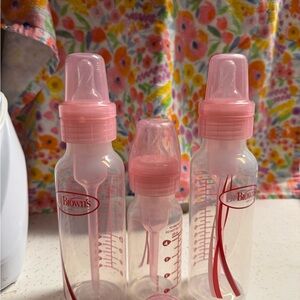 Dr. Brown's Pink Baby Bottles Set